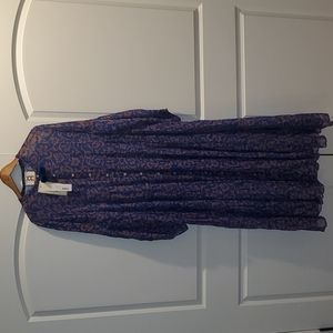 Figue Sheer Patterned Dress